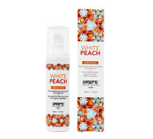 Разогревающее массажное масло Gourmet White Peach Organic с органическими ингредиентами - 50 мл.