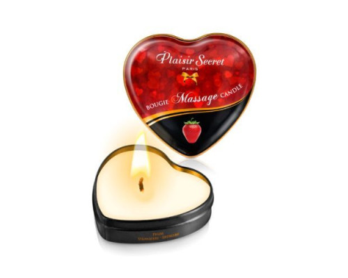 Заказать Массажная свеча с ароматом клубники Bougie Massage Candle - 35 мл. Заказать Массажная свеча с ароматом клубники Bougie Massage Candle - 35 мл.
