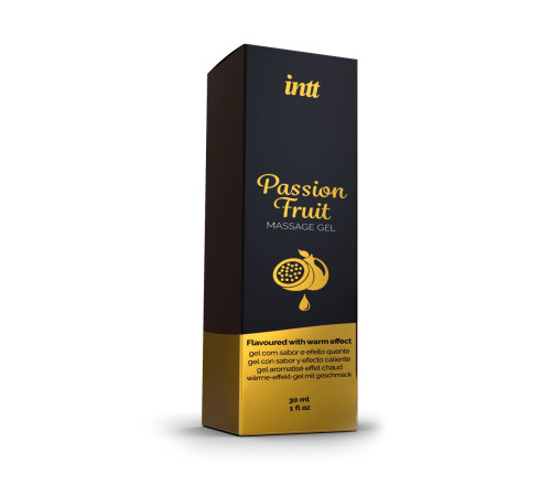 Массажный гель с ароматом маракуйи Passion Fruit - 30 мл.