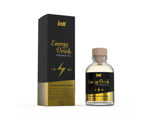 Заказать Массажный гель с согревающим эффектом Energy Drink - 30 мл.