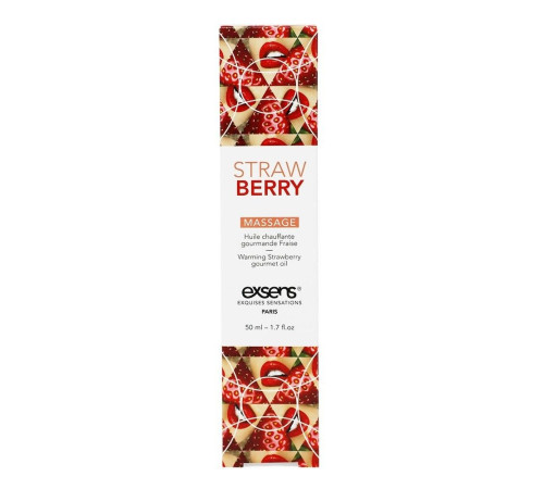Разогревающее массажное масло с ароматом клубники Gourmet Strawberry - 50 мл. Разогревающее массажное масло с ароматом клубники Gourmet Strawberry - 50 мл.