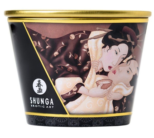 Массажная свеча Intoxicatin Chocolate с ароматом шоколада - 170 мл.