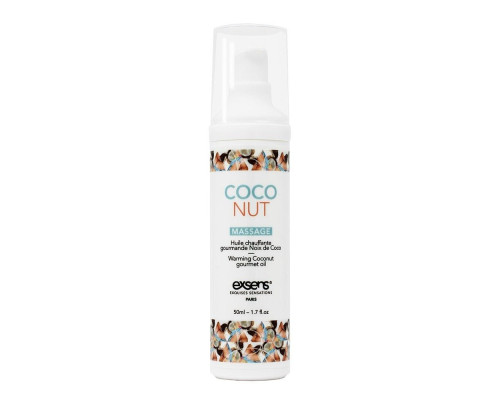 Заказать Разогревающее массажное масло с ароматом кокоса Gourmet Coconut - 50 мл.