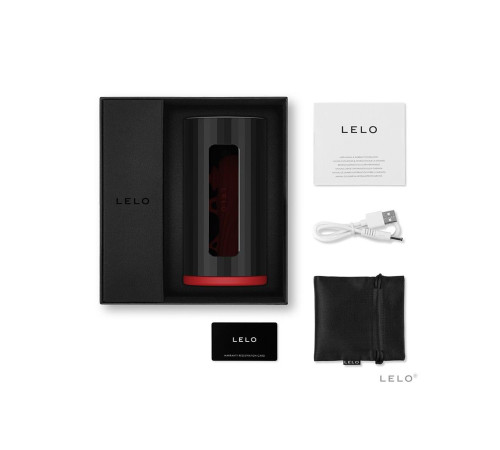 Черно-красный мастурбатор Lelo F1S V2