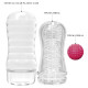 Заказать Прозрачный текстурированный мастурбатор Vacuum Cup Masturbator Black Hole