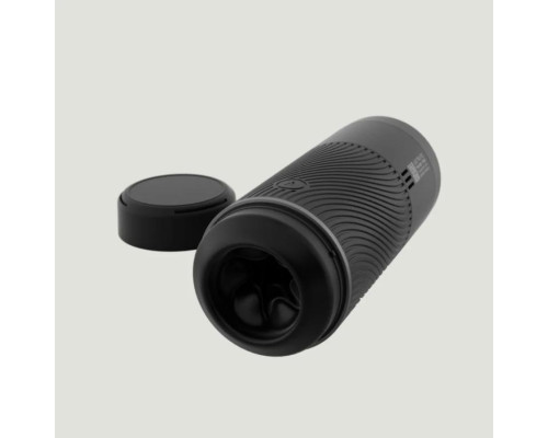 Заказать Черный мастурбатор с контролем всасывания Arcwave Pow Stroker