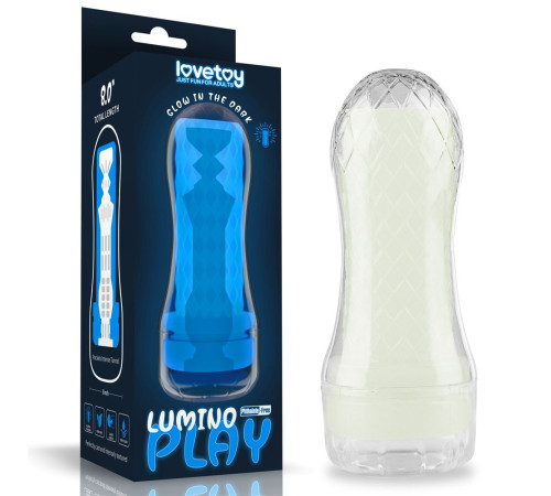 Светящийся в темноте мастурбатор Lumino Play Masturbator Pocketed Светящийся в темноте мастурбатор Lumino Play Masturbator Pocketed