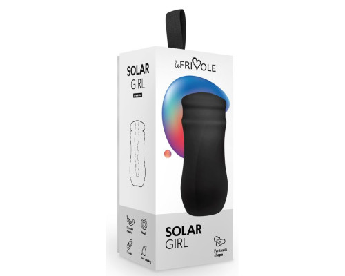 Телесный мастурбатор-вагина Solar Girl в черной колбе Телесный мастурбатор-вагина Solar Girl в черной колбе