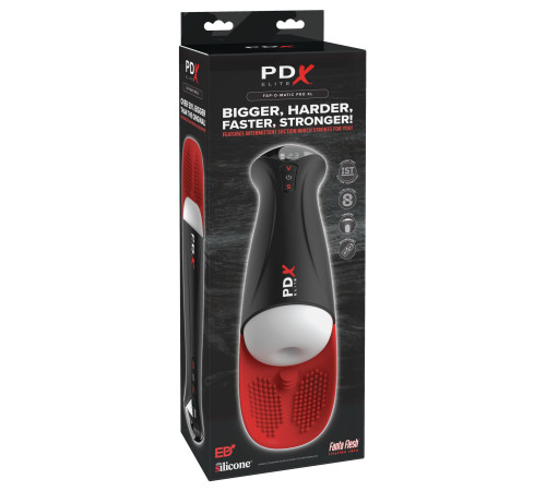 Мастурбатор в колбе с вибрацией Fuck-O-Matic Pro XL