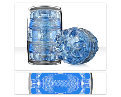 Заказать Мастурбатор Fleshlight Quickshot Turbo Blue Ice