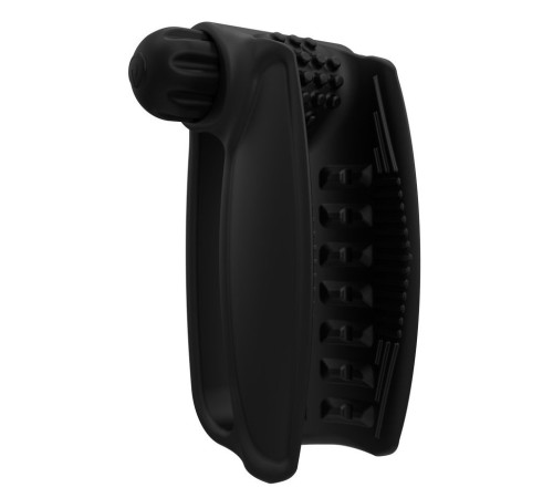 Черный вибромастурбатор Hand Vibe