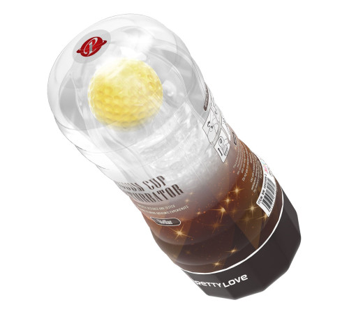 Прозрачный текстурированный мастурбатор Vacuum Cup Masturbator Stellar