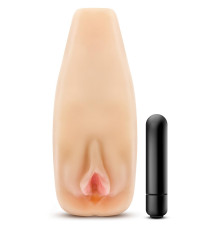 Мастурбатор-вагина с вибрацией Soft   Wet Natasha Realistic Beige Masturbator