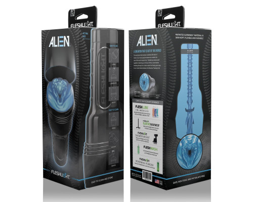 Заказать Мастурбатор-вагина Fleshlight Freaks Alien Blue Metallic