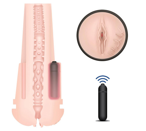 Мастурбатор-вагина PORNSTAR Holly Hendrix с вибрацией