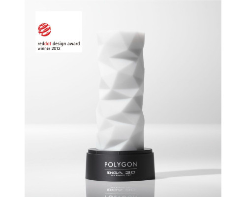 Заказать Белый 3D мастурбатор POLYGON