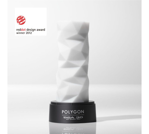 Белый 3D мастурбатор POLYGON Белый 3D мастурбатор POLYGON