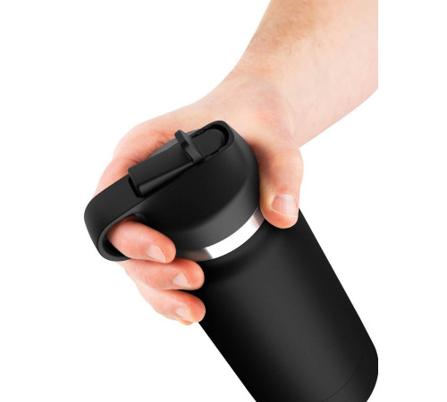 Черный мастурбатор в виде бутылки Fap Flask Черный мастурбатор в виде бутылки Fap Flask