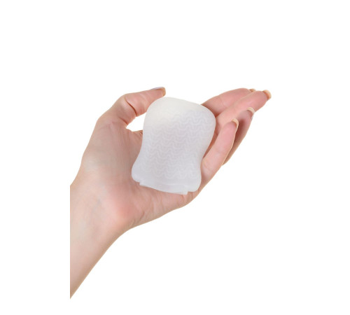 Белый мастурбатор A-Toys Pocket Wavy