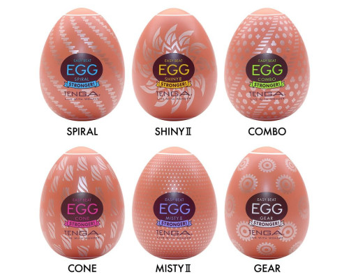 Заказать Набор из 6 мастурбаторов-яиц Tenga Egg Variety Pack V