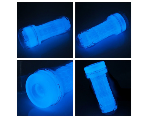 Заказать Светящийся в темноте мастурбатор Lumino Play Masturbator Ribbed