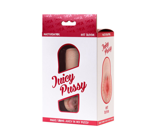 Тугой фигурный мастурбатор-вагина JUICY PUSSY HOT BLOOM