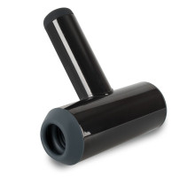 Черный мастурбатор с удобной ручкой Masturbator with 2 Functions