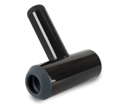 Черный мастурбатор с удобной ручкой Masturbator with 2 Functions