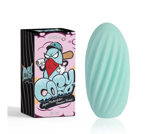 Аквамариновый мастурбатор Alpha Masturbator Pleasure Pocket