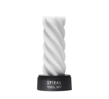 Белый 3D мастурбатор SPIRAL