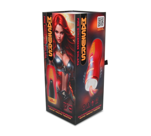 Интерактивный мастурбатор Solara с нагревом, вибрацией и поступательными движениями