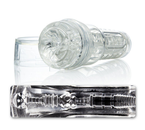 Прозрачный мастурбатор Fleshlight - Go Torque Ice