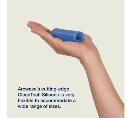 Синий двусторонний мастурбатор Arcwave Ghost Pocket Stroker