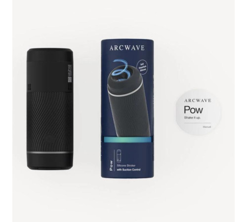 Черный мастурбатор с контролем всасывания Arcwave Pow Stroker Черный мастурбатор с контролем всасывания Arcwave Pow Stroker