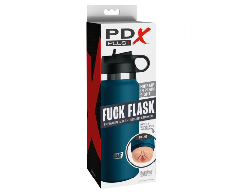 Заказать Мастурбатор-вагина в синей колбе F*ck Flask Заказать Мастурбатор-вагина в синей колбе F*ck Flask