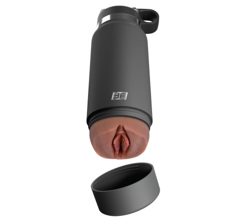Смуглый мастурбатор-вагина в корпусе-бутылке F*ck Flask Смуглый мастурбатор-вагина в корпусе-бутылке F*ck Flask