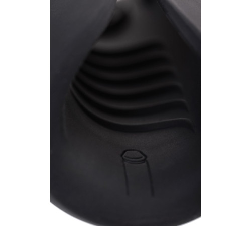 Черно-белый перезаряжаемый мастурбатор Erotist Hailstorm