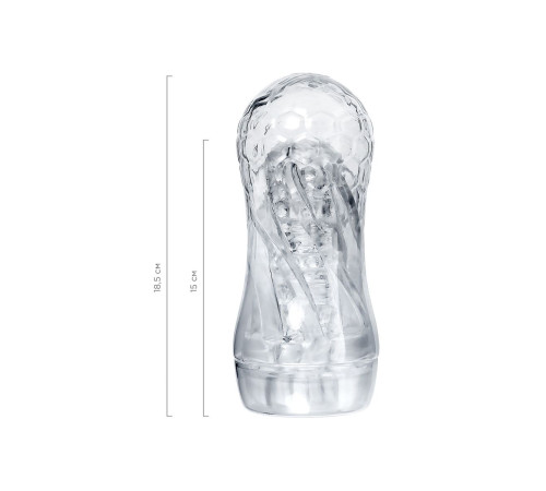 Прозрачный мастурбатор Jelf