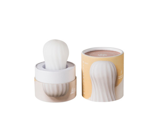 Белый мастурбатор Fuzzy