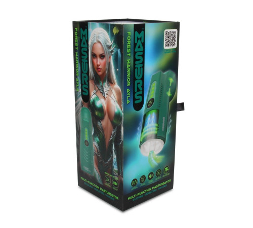 Интерактивный мастурбатор Ayla с вакуумом, вибрацией и голосом