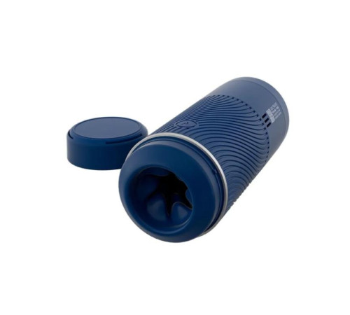 Синий мастурбатор с контролем всасывания Arcwave Pow Stroker