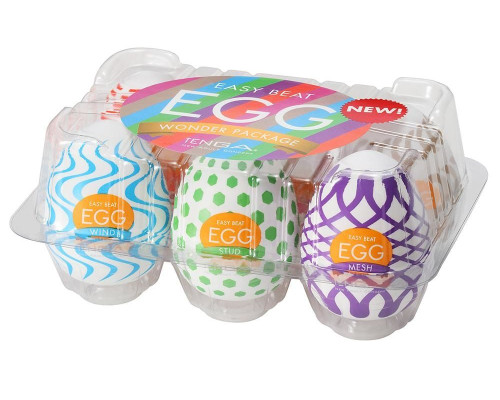 Заказать Набор из 6 мастурбаторов Tenga EGG IV с различным рельефом Заказать Набор из 6 мастурбаторов Tenga EGG IV с различным рельефом