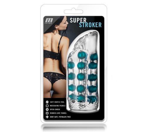 Прозрачный мастурбатор-вагина Super Stroker