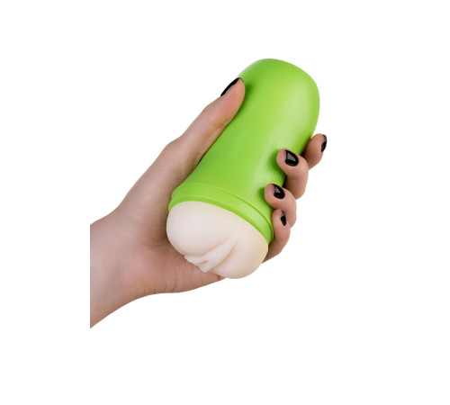 Мастурбатор-вагина A-Toys в зеленой колбе