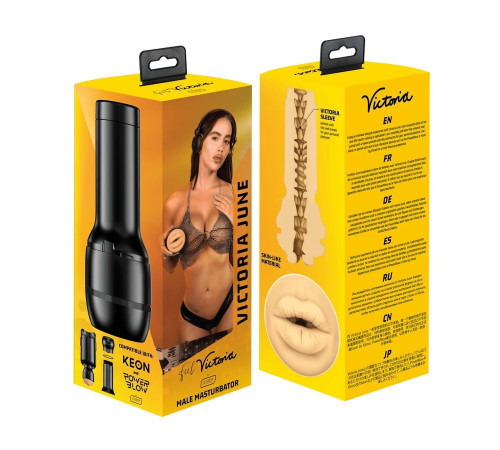 Мастурбатор-ротик Kiiroo Feel Victoria Mouth