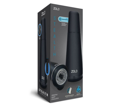 Вибрирующий смарт-мастурбатор ZOLO STEALTH
