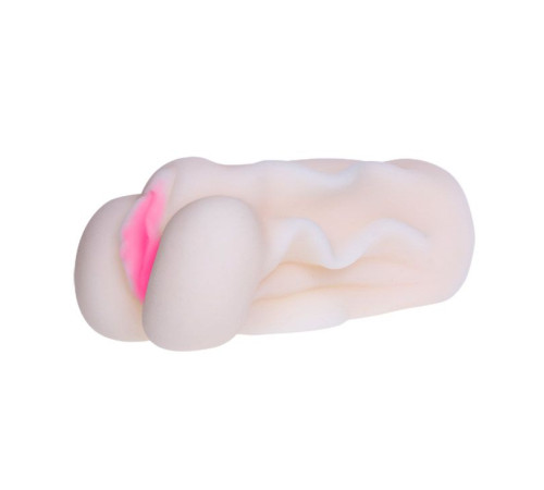 Мастурбатор-вагина с вибрацией и волнами на поверхности