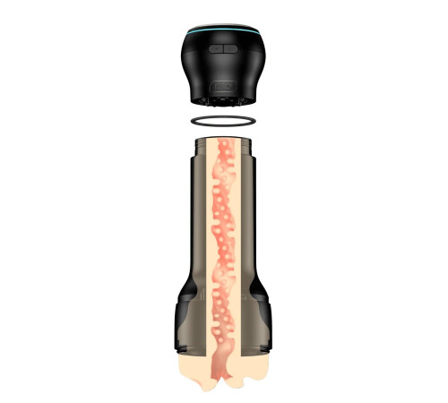 Набор PowerBlow   Feel Stroker Mouth: мастурбатор-ротик и интерактивная насадка