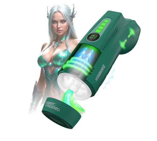 Интерактивный мастурбатор Ayla с вакуумом, вибрацией и голосом