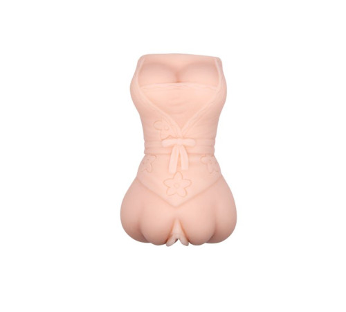 Мастурбатор-вагина с эффектом смазки в виде женской фигурки